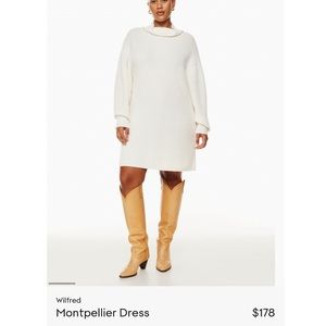 Wilfred Montpellier 100% Merino Wool Dress Small